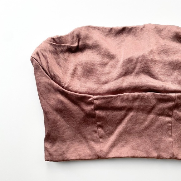 Zara Corset Satin Bustier - Picture 3 of 9